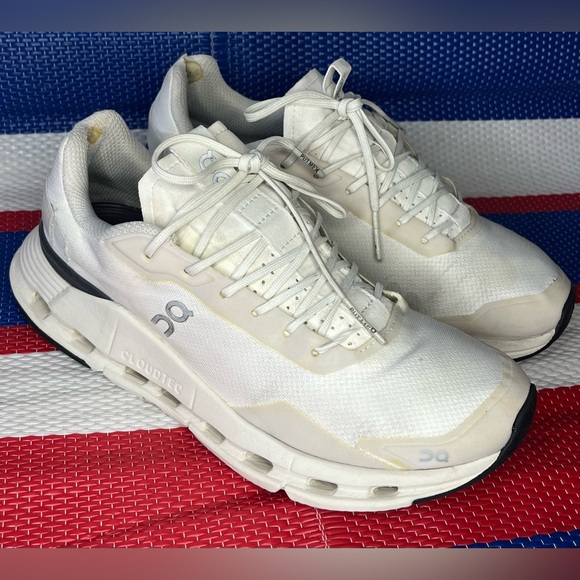 🥳✨ On Cloud Nova Form White Eclipse Athletic Running Sneakers Women’s Size 8 - Picture 7 of 17